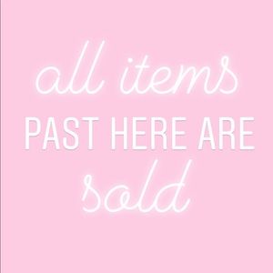 Everything Past Here is Sold